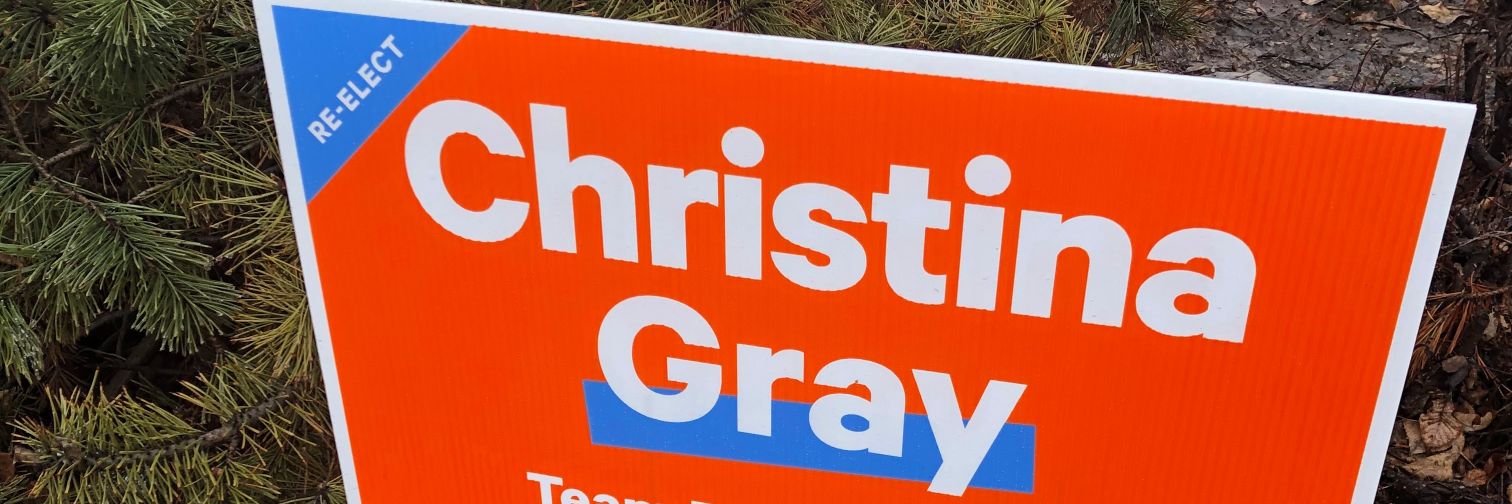 Christina Gray's banner