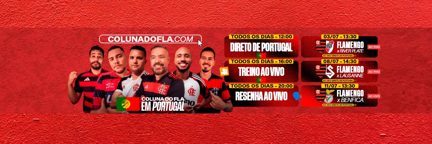 Coluna do Fla ᴱᴹ 🇵🇹 | Flamengo's banner