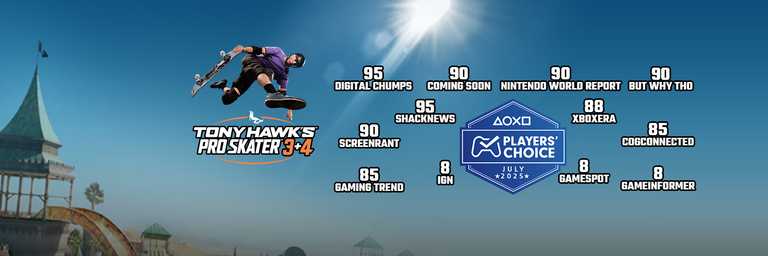 Tony Hawk's Pro Skater's banner