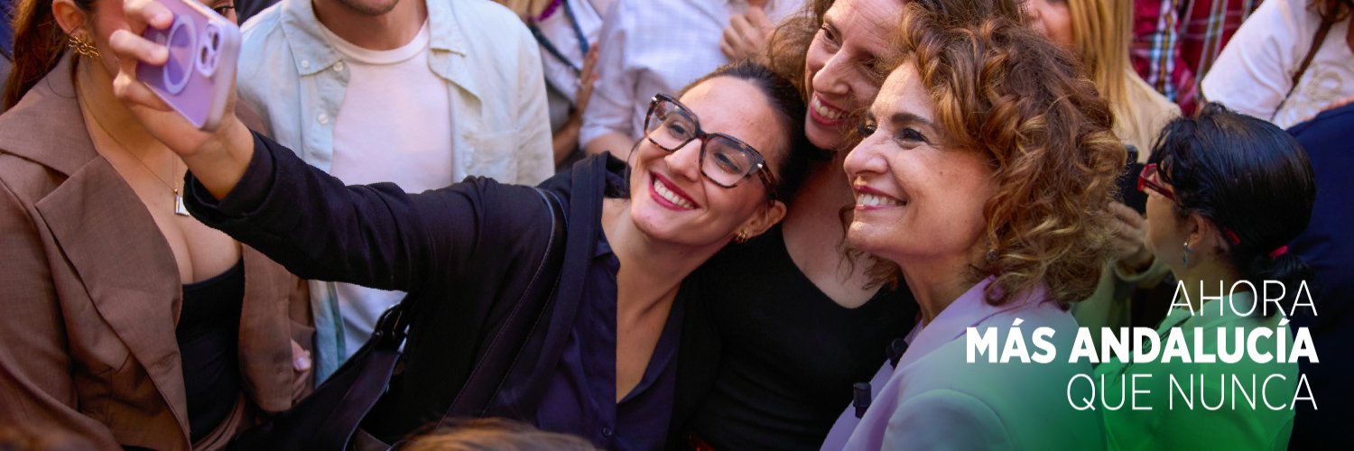 María Jesús Montero's banner