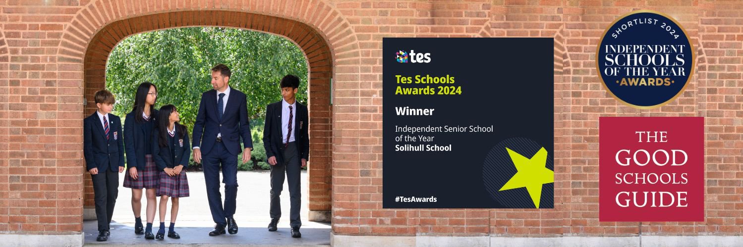 Solihull School's banner