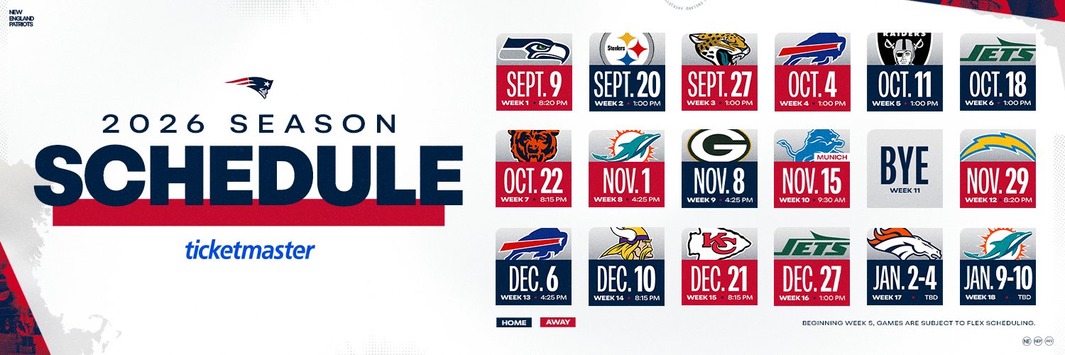 New England Patriots's banner