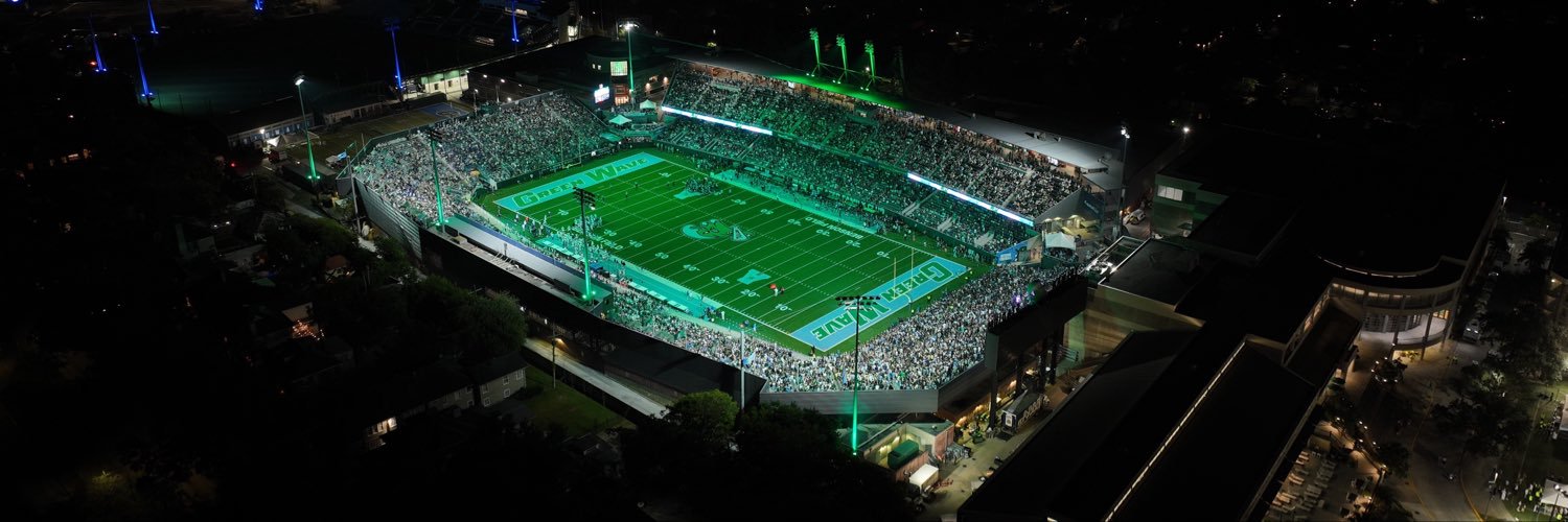 Tulane Football's banner