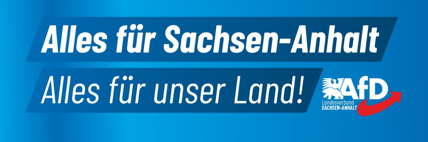 AfD Sachsen-Anhalt's banner