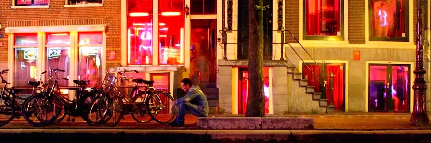Amsterdam Red Light District's banner