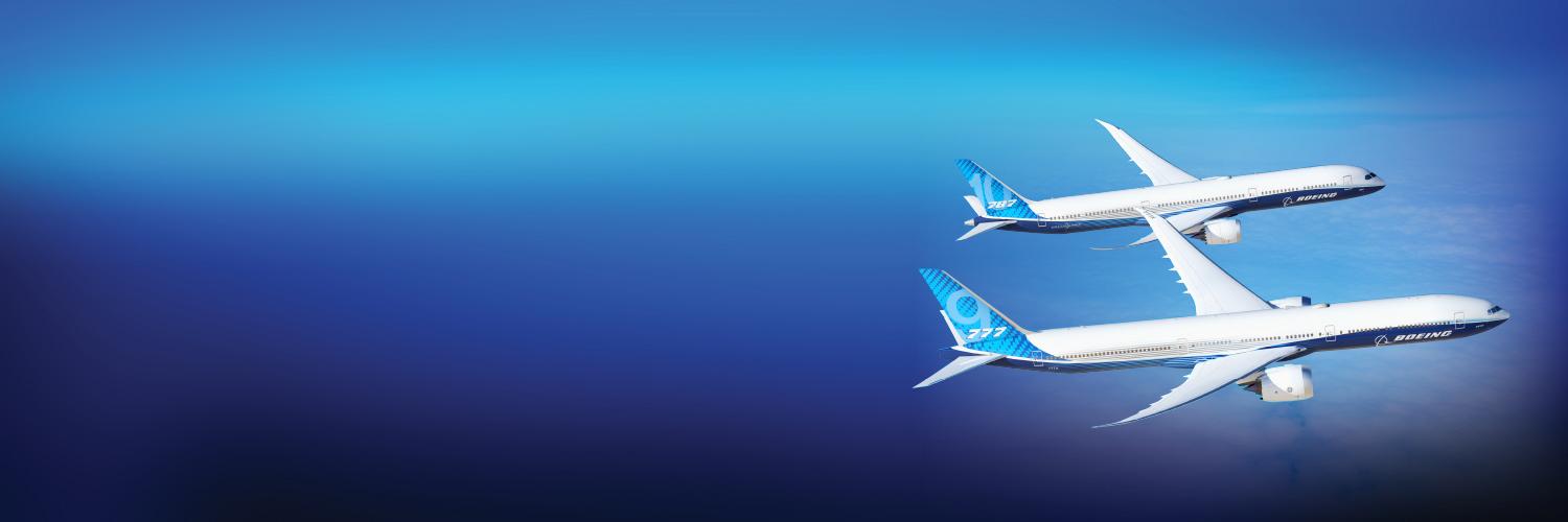 Boeing Japan's banner