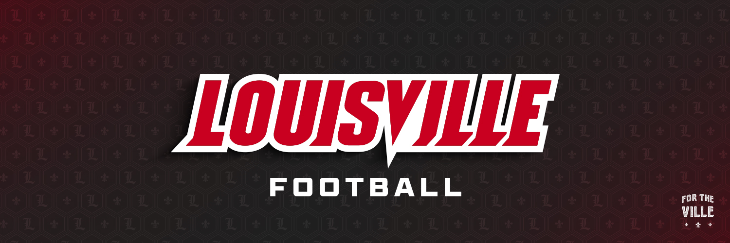 Louisville Football's banner