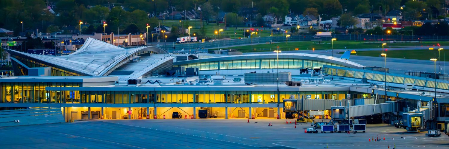 Buffalo Niagara International Airport's banner