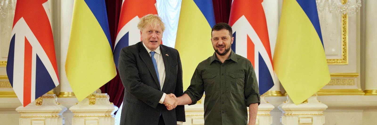 Boris Johnson's banner