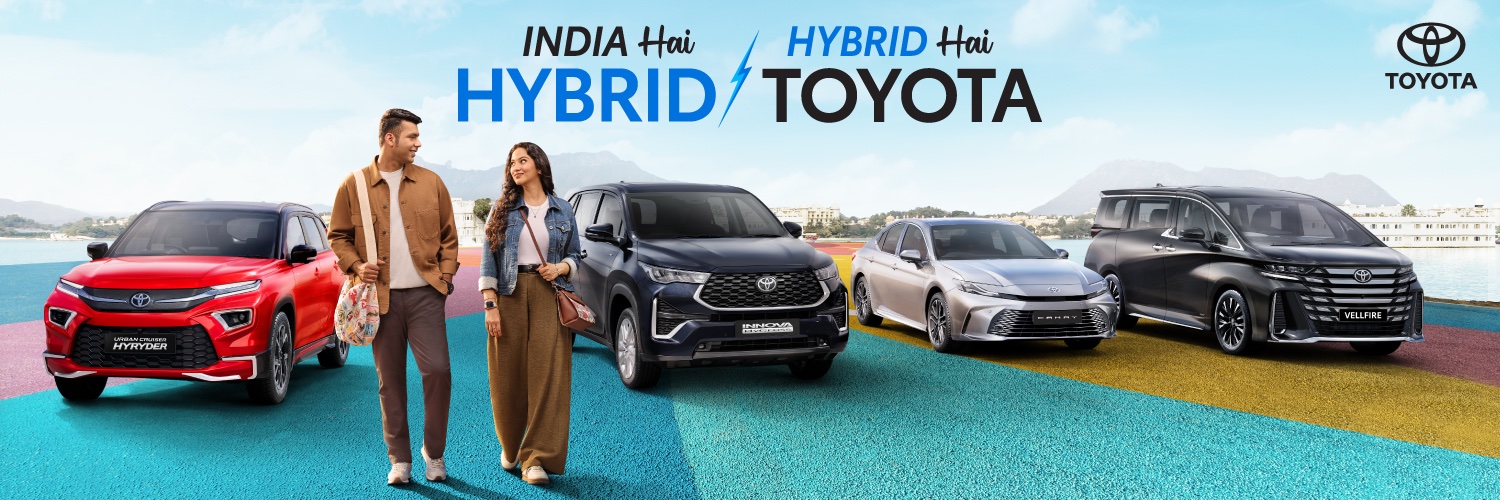 Toyota India's banner