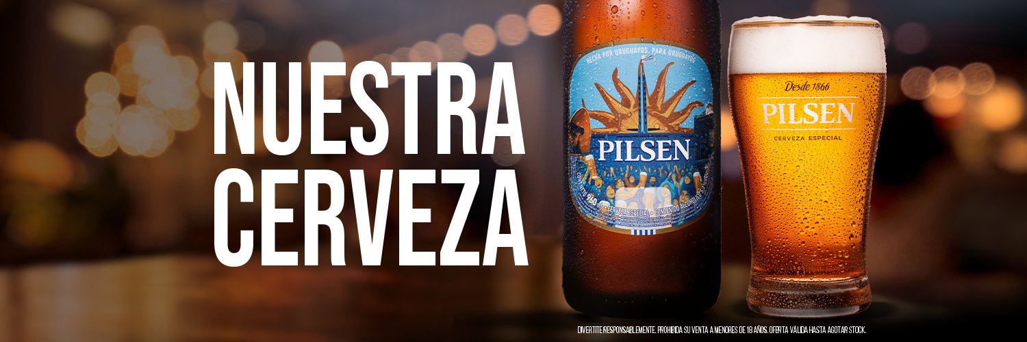 Pilsen Uruguay's banner