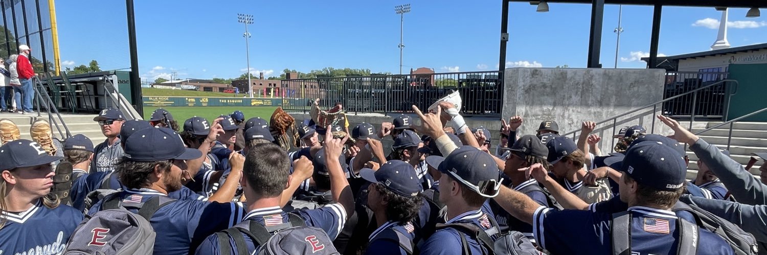 Emmanuel University Baseball's banner