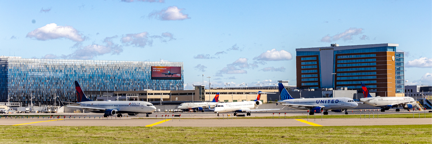 MSP Airport's banner