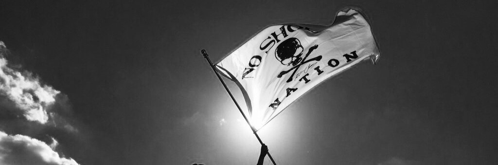 No Shoes Nation's banner