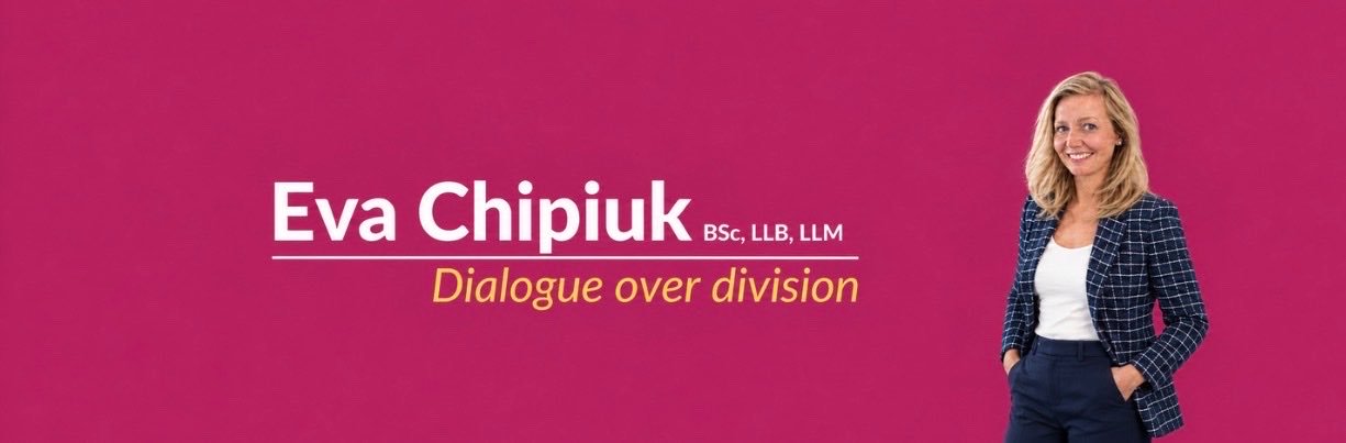 Eva Chipiuk, BSc, LLB, LLM's banner