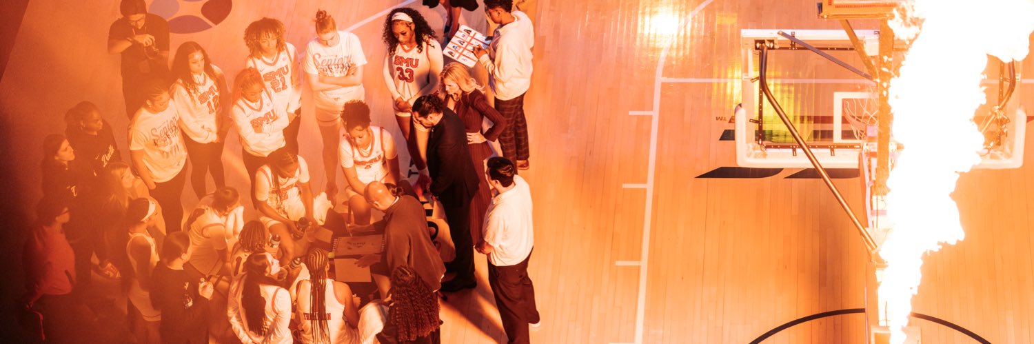 SMU Women's Basketball's banner