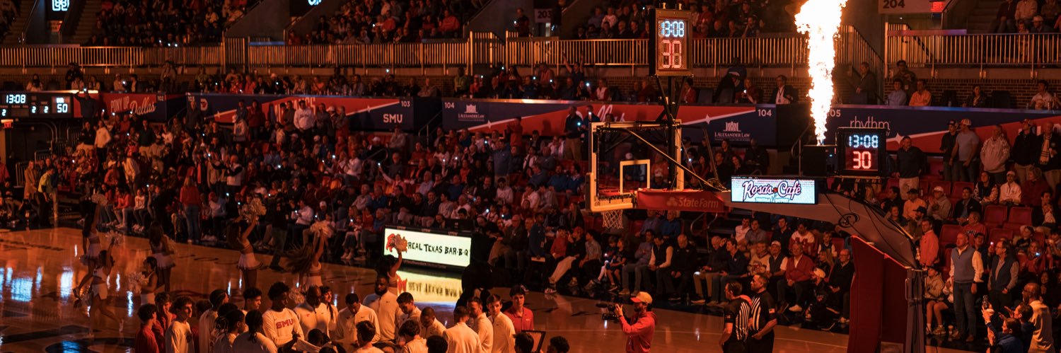 SMU Basketball's banner