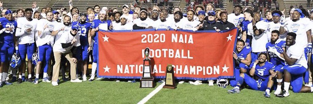 LWU Football's banner