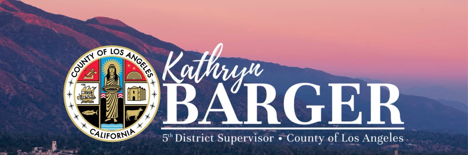Supervisor Kathryn Barger's banner