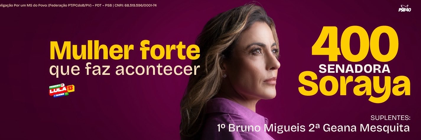 Soraya Thronicke's banner