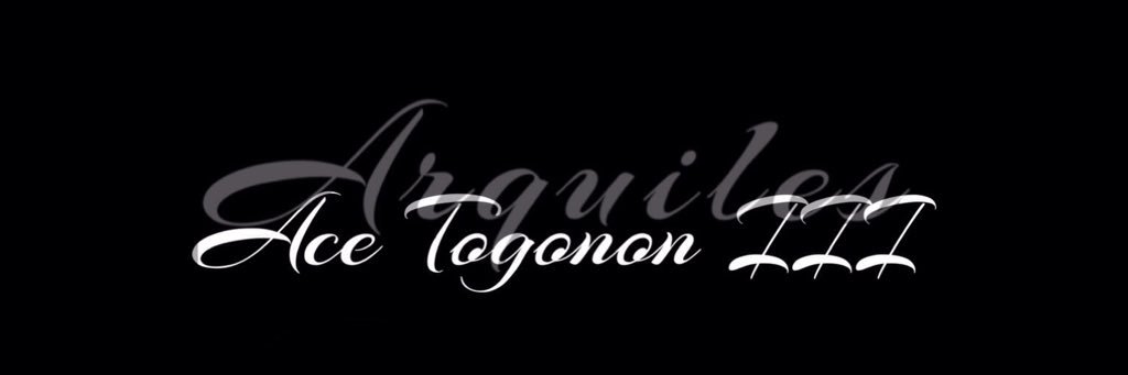 Ace Togonon III's banner