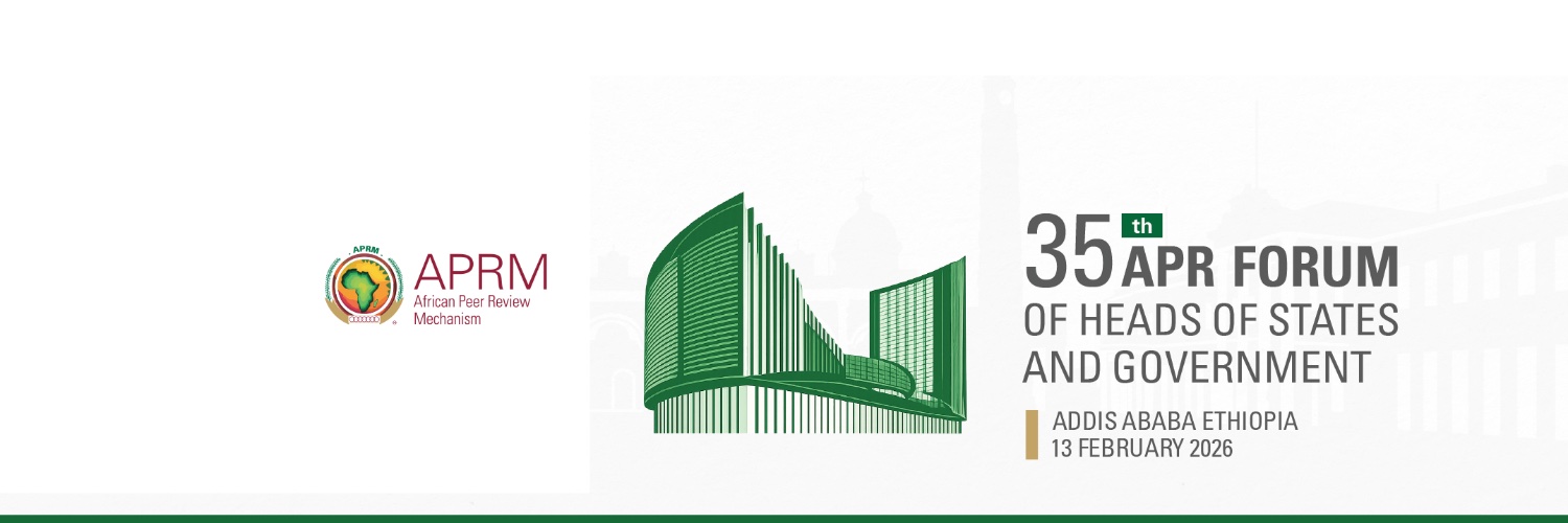 African Peer Review Mechanism (APRM)'s banner