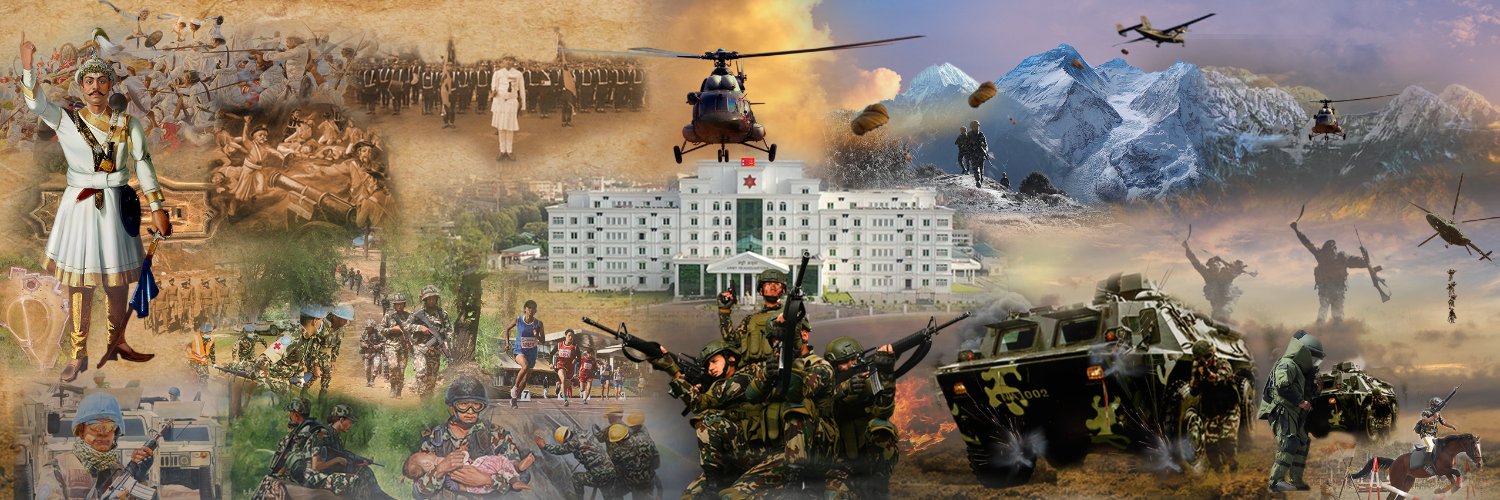 Nepali Army's banner