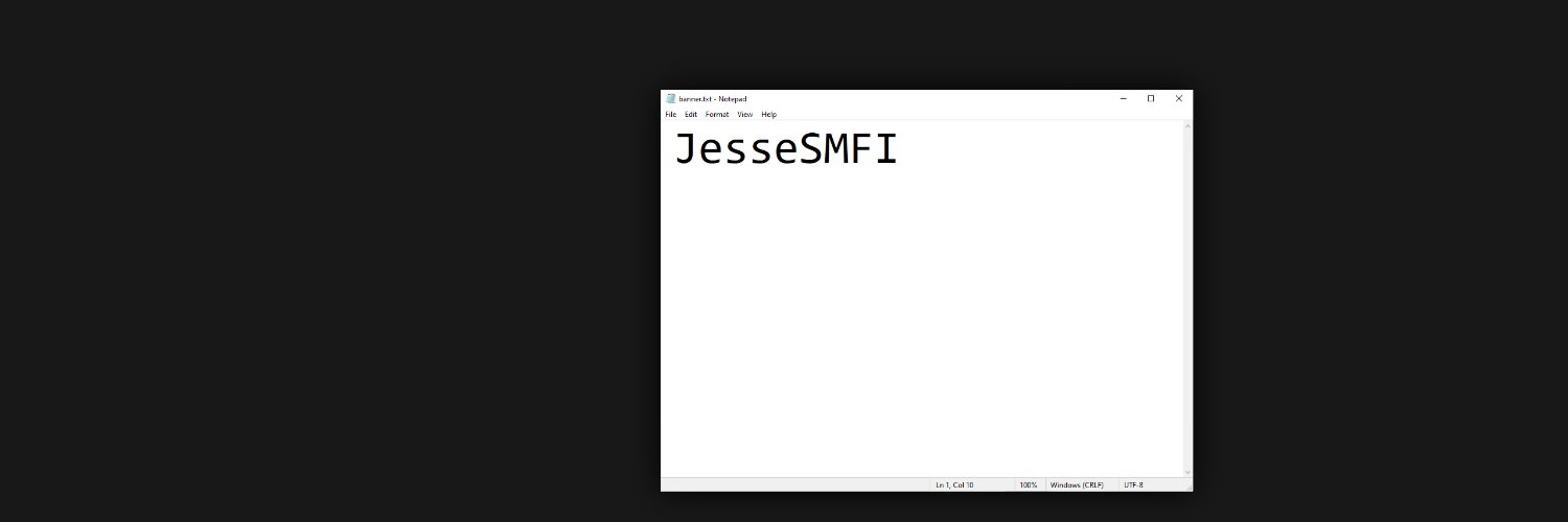 Jesse's banner