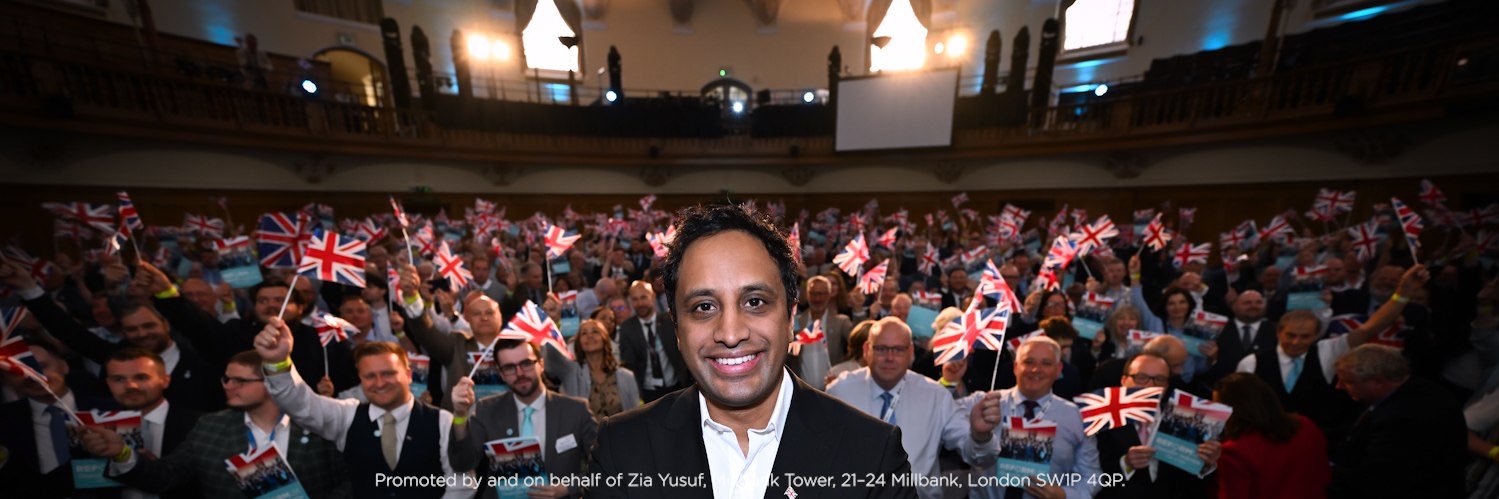 Zia Yusuf's banner