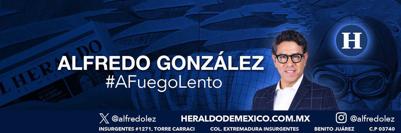 Alfredo González's banner