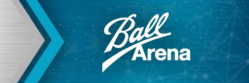 Ball Arena's banner