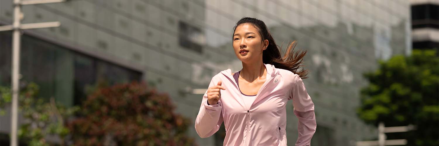 ASICS America's banner