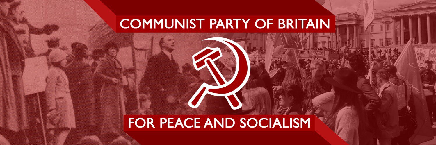 Communist Party - Edinburgh Branch's banner