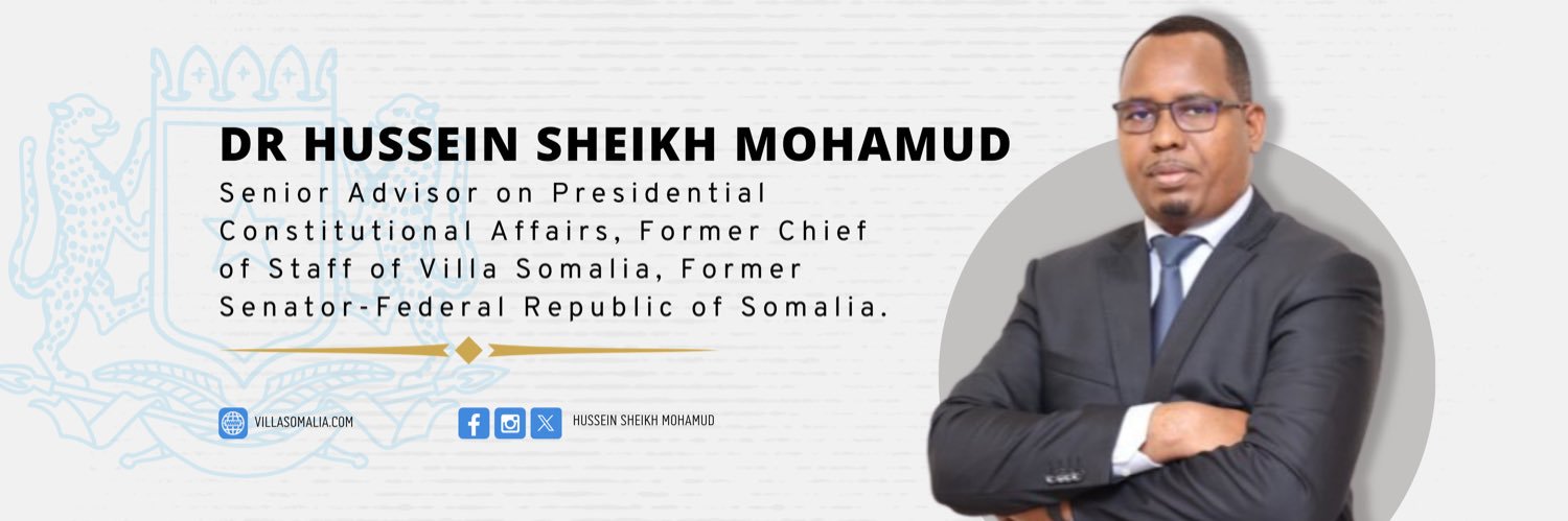 Hussein Sheikh Mohamud's banner