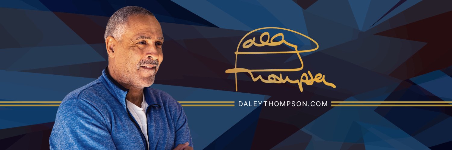 Daley Thompson's banner