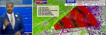 Meteorologist Vernon Turner's banner