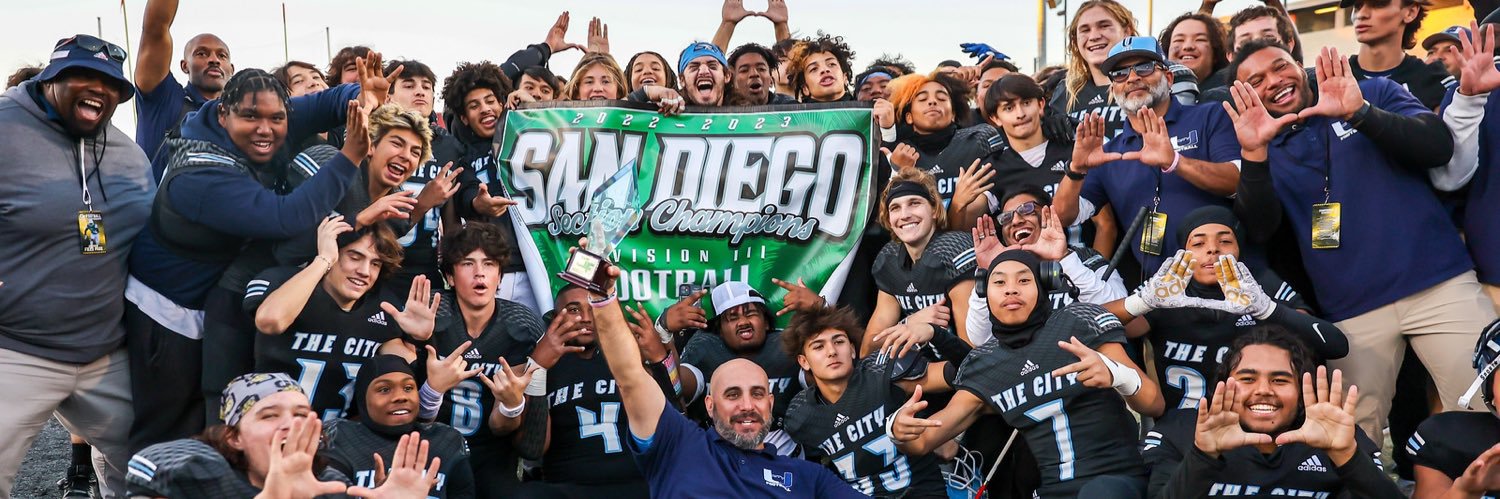 University City High School Football's banner