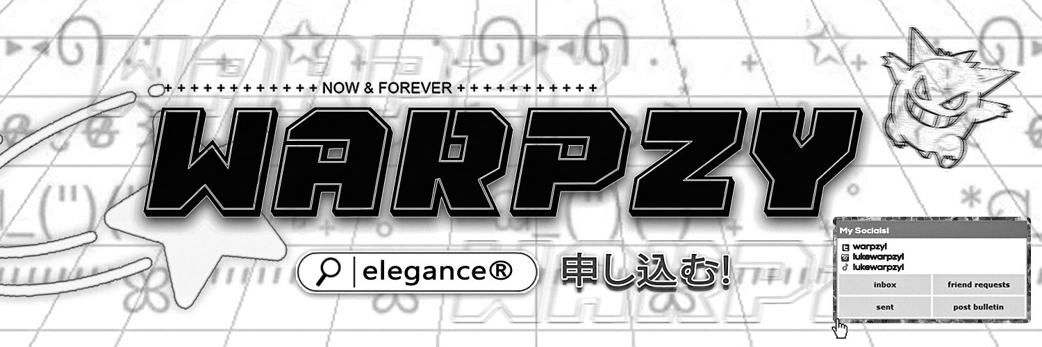 Warpzy's banner