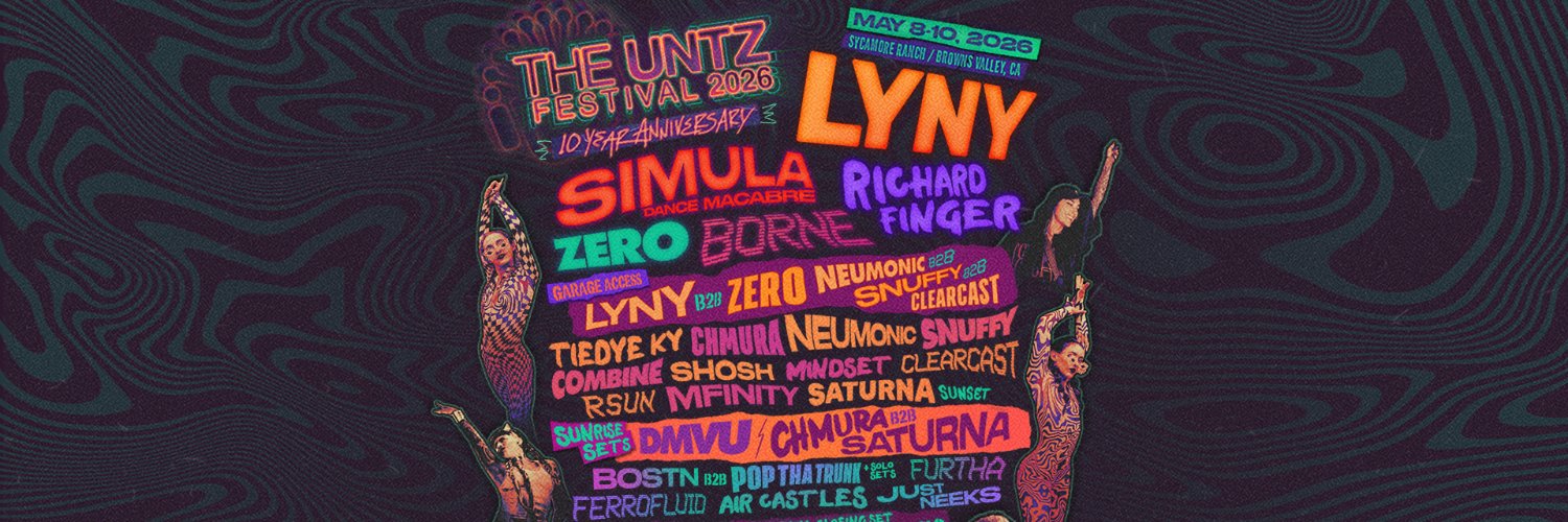 The Untz Festival 2026 LINEUP OMG's banner