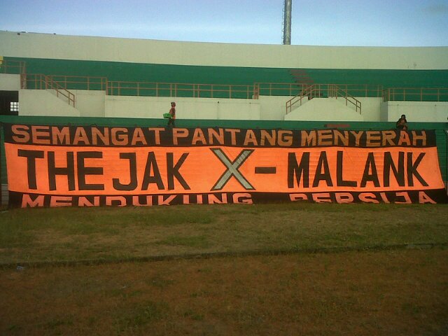 Jakmania Wilayah Kalimalang's banner