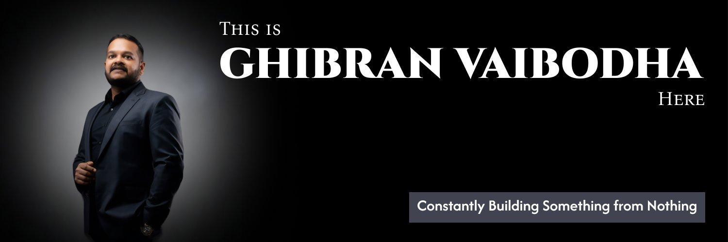 Ghibran Vaibodha's banner