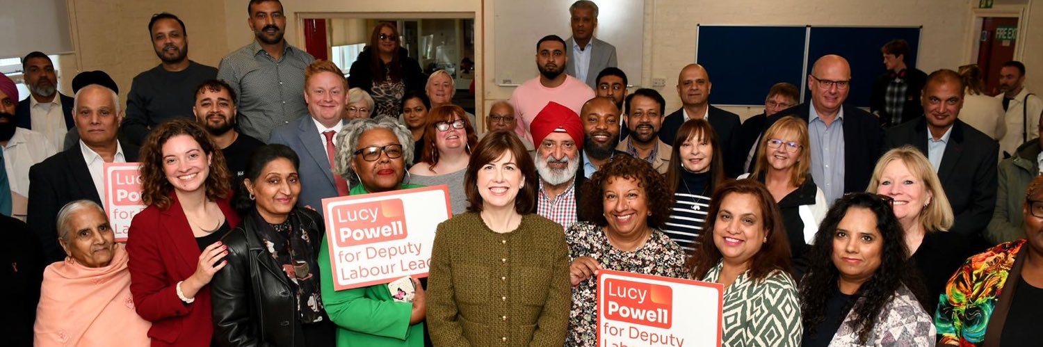 Lucy Powell MP's banner