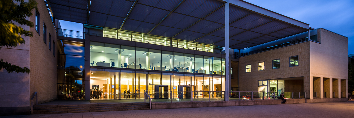 Saïd Business School's banner