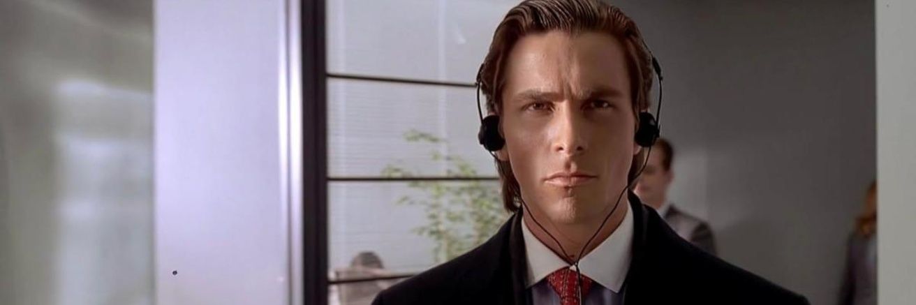Patrick Bateman's banner