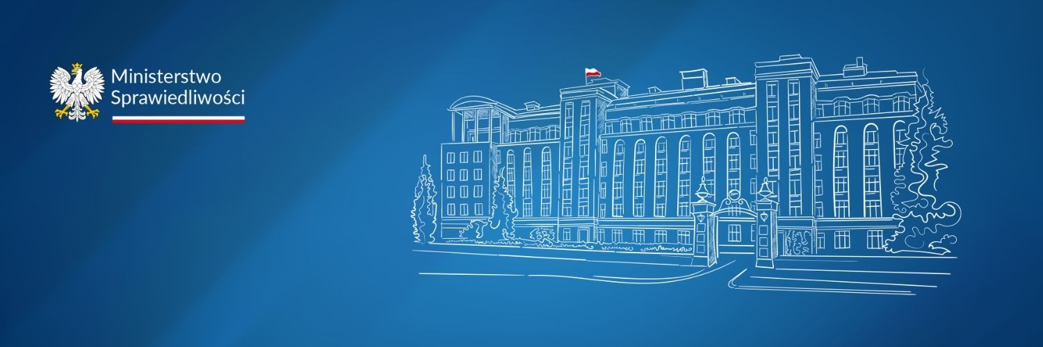 Min. Sprawiedliwości's banner