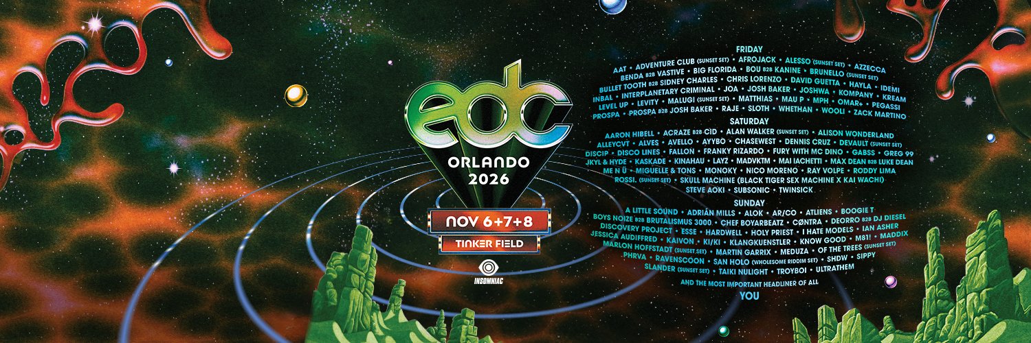EDC Orlando's banner