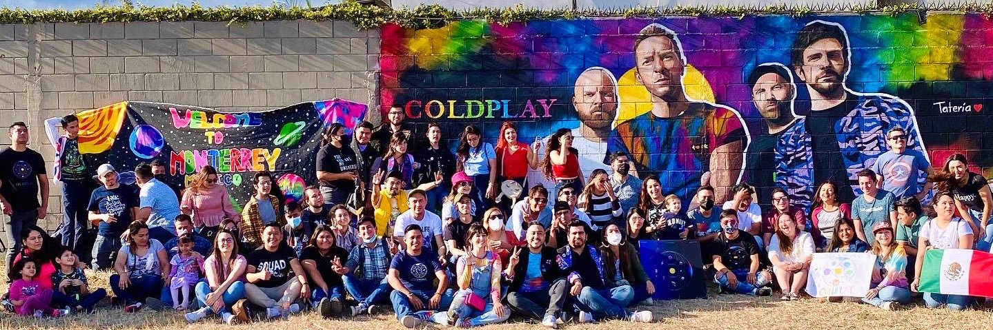 Multiverso Coldplay's banner
