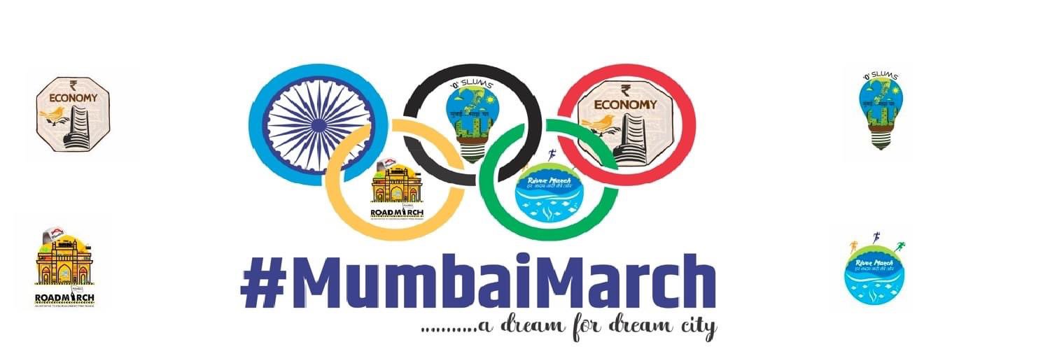 Mumbai March's banner