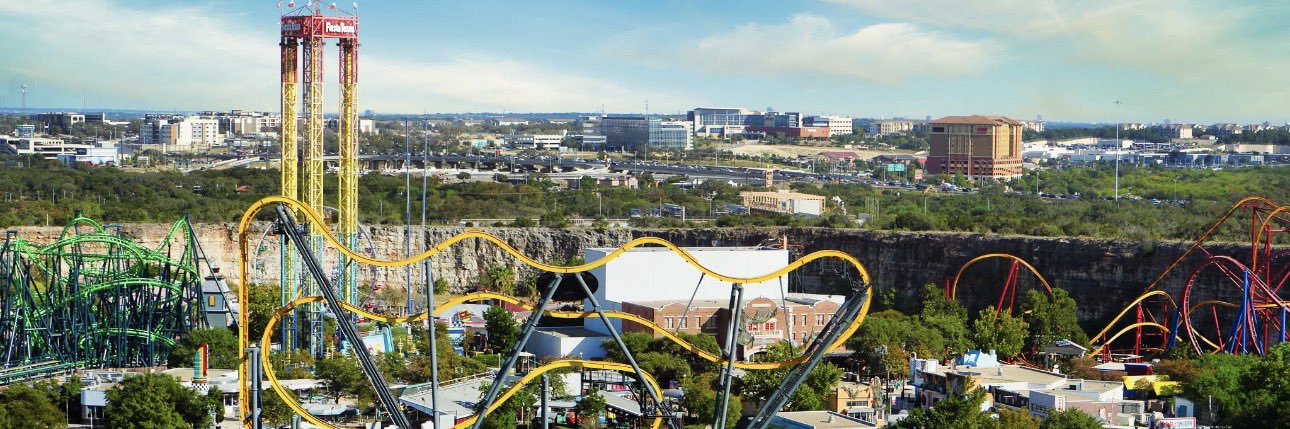 Six Flags Fiesta Texas's banner