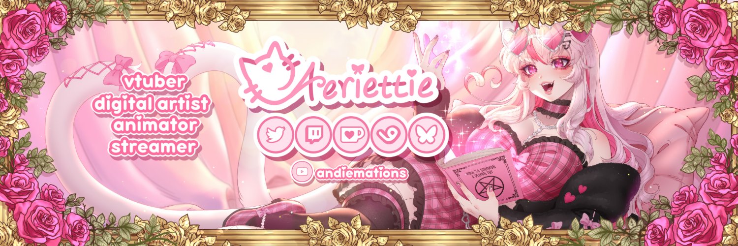 Aeri 🐱🎀 VTuber's banner